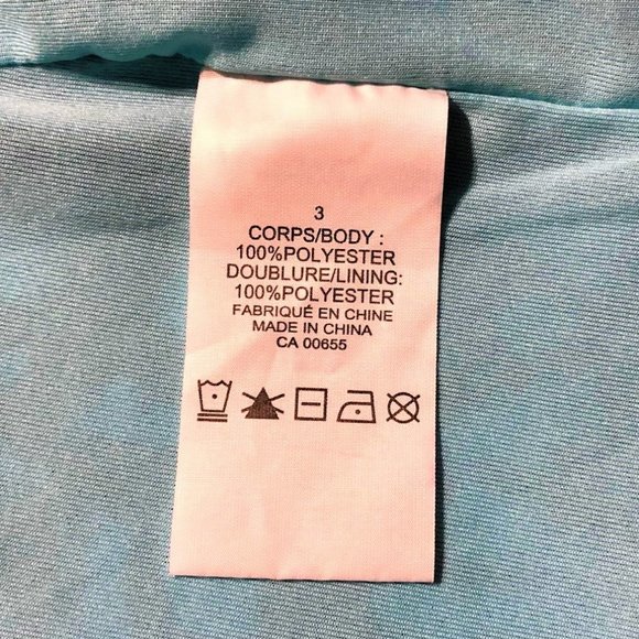 mblm Blue and Black Font Wrap Top - Picture 7 of 9